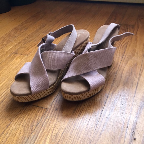 Toms Lavender chunky heel - Picture 1 of 3